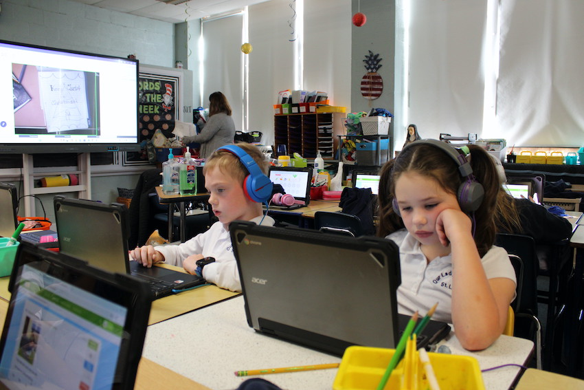 Chromebooks at OLHSL 